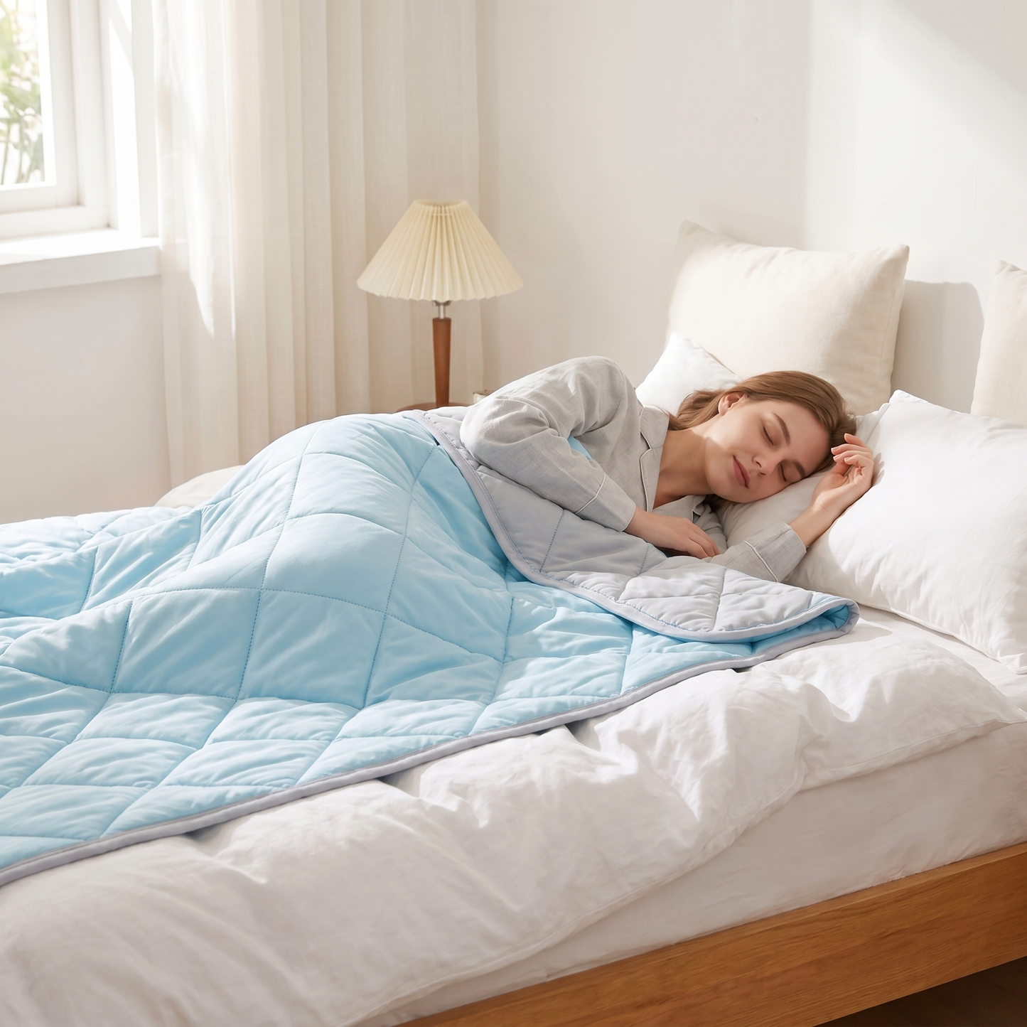 Gesteppte, ultrasoft und atmungsaktive Sommerdecke – Schlafen Sie angenehm kühl